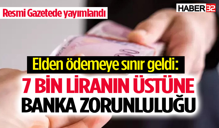 7 Bin Liranın Üstüne Banka Zorunluluğu