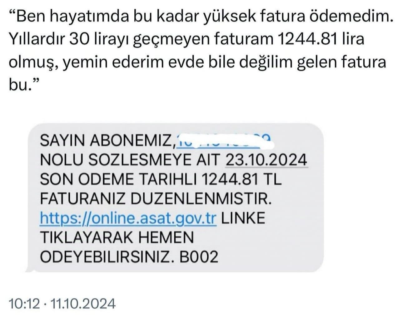 Vatandaşı Şoke Eden Su Faturası