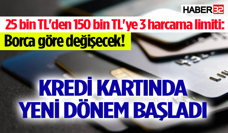 Kredi kartında yeni dönem başladı