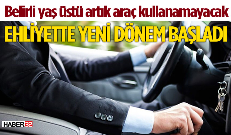 Belirli yaş üstü artık araç kullanamayacak