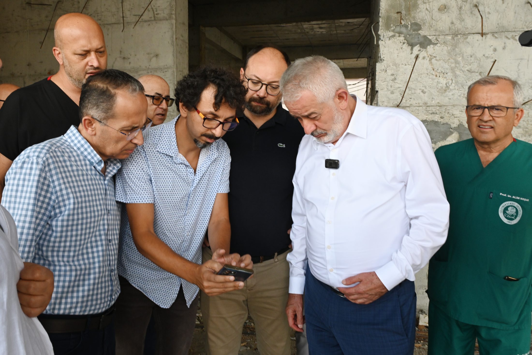 04 08 2025 Baskan Rektor Sdu Hastane Ek Bina Inceleme (1)