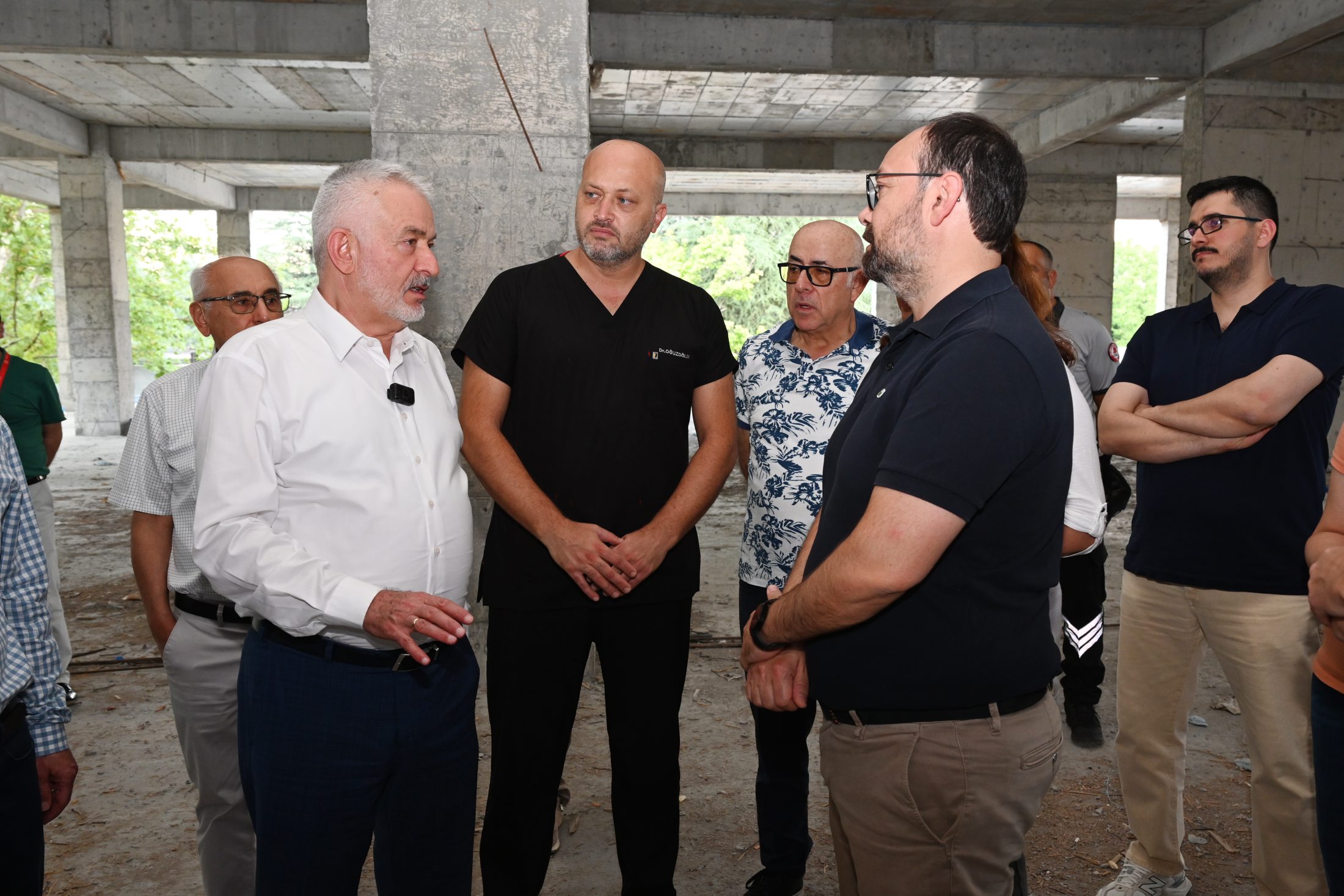 04 08 2025 Baskan Rektor Sdu Hastane Ek Bina Inceleme (2)