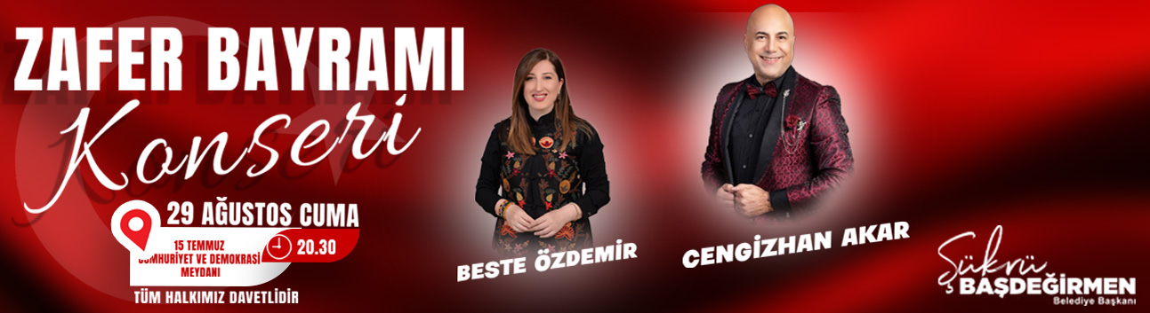 Belediye Zafer Bayramı Konser Banner