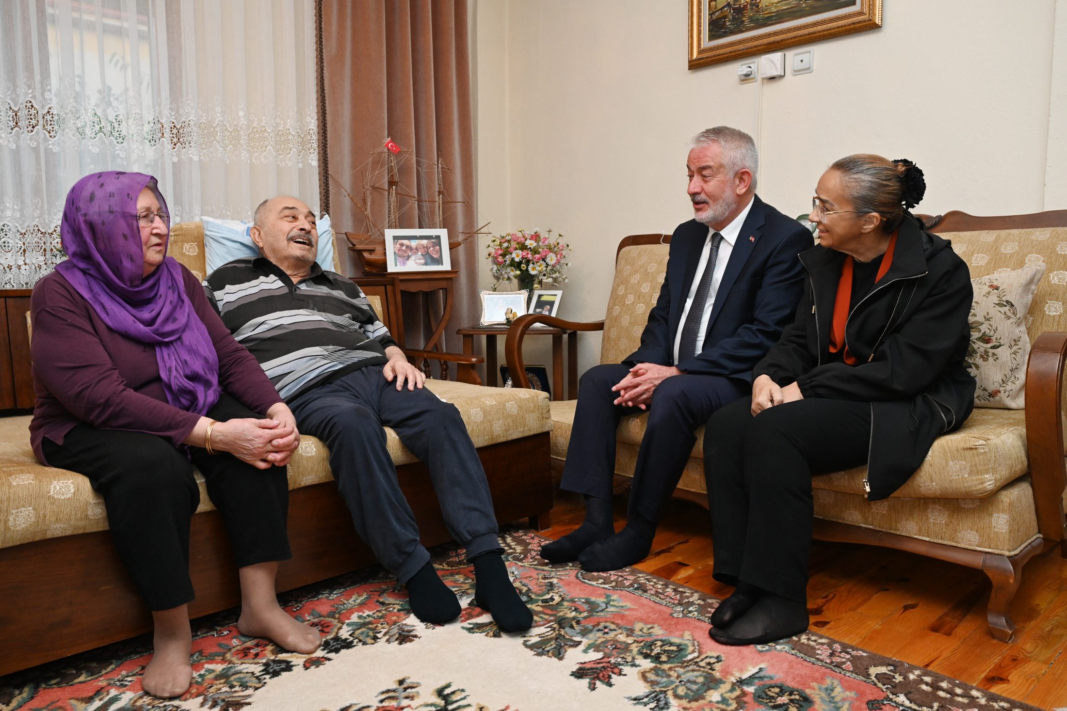 20 09 2025 Baskan Kibris Gazisi Ahmet Yasar Ayyildiz Ev Ziyaret (1)