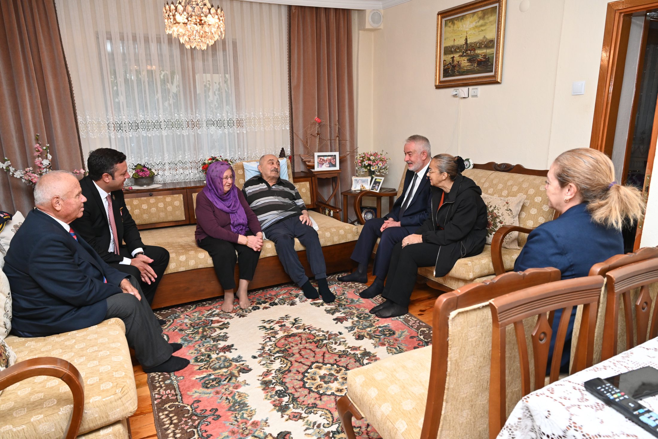 20 09 2025 Baskan Kibris Gazisi Ahmet Yasar Ayyildiz Ev Ziyaret (3)