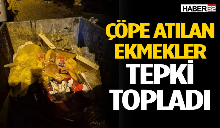 Çöpe Atılan Ekmekler Tepki Topladı