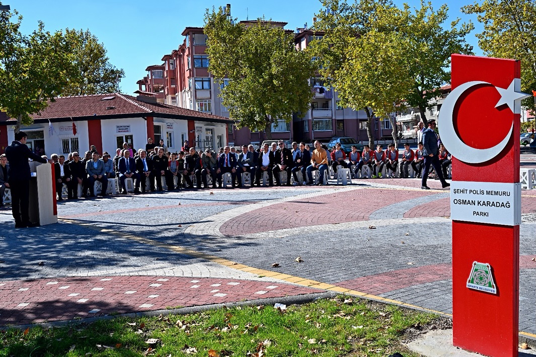 👮 ♂ Aziz Şehidimiz Polis Memuru Osman Karadağ’ın Ismi, Halife Sultan Mahallemizde Oluşturulan P