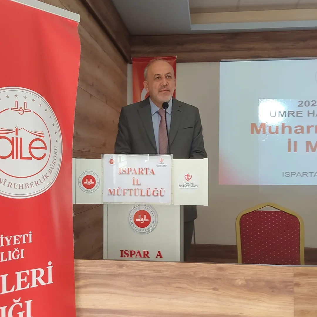 Umre Eğitim Semineri Düzenlendiisparta Müftülüğü, Diyanet İşleri Başkanlığı 2025 2026 Umre Orga