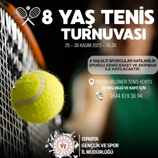 8 Yas Tenis Turnuvasi