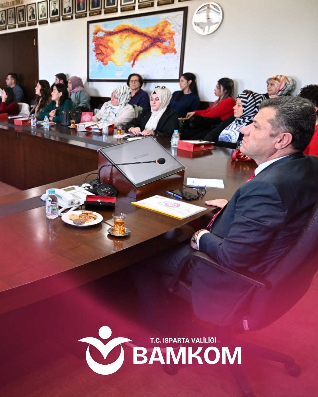 Bamkom Anneleri Toplantısı Valiliğimizde Gerçekleştirildiisparta Valiliği’nde, Vali Yardımcımız