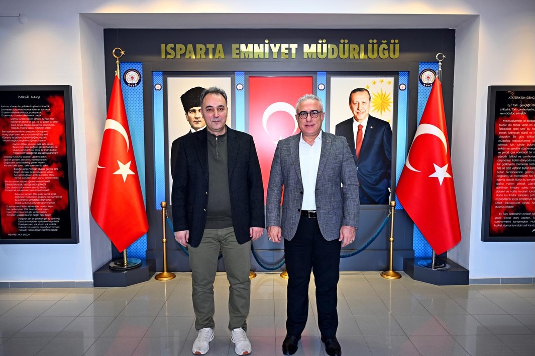 Asayiş Daire Başkanımız Sayın Tarıkhan Çetiner Isparta İl Emniyet Müdürümüz Sayın Erdem Bi̇ldi̇ri̇c