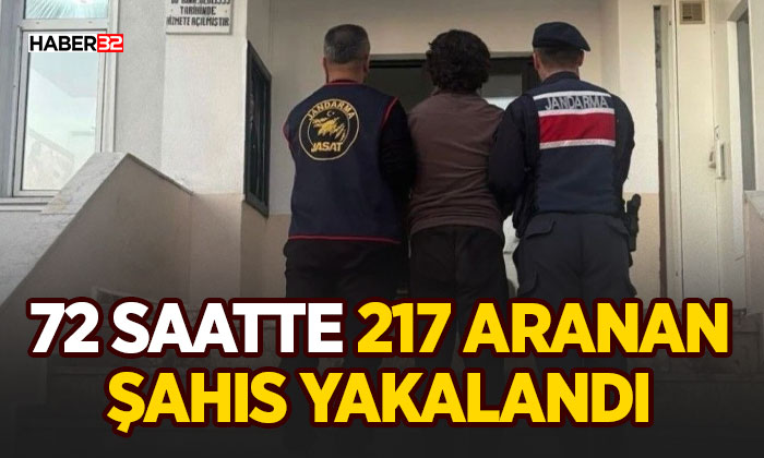 Antalya’da 72 saatte 217 aranan şahıs yakalandı