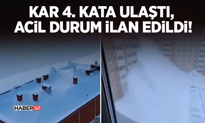 Kar 4. Kata ulaştı, Acil Durum İlan Edildi!