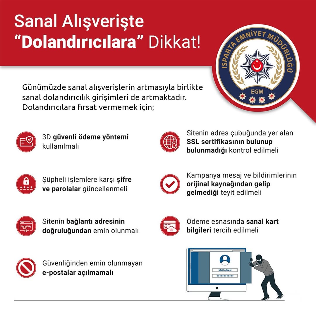 🛒💻 Sanal Alışverişte “Dolandırıcılara” Dikkat!Günümüzde Internet Üzerinden Yapılan Alışverişle