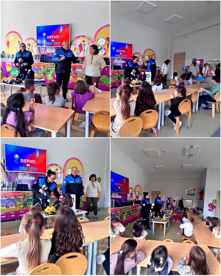 📌 Tdp Faali̇yetleri̇👮 ♂️ Toplum Destekli Polislik Çalışmalarımız Kapsamında;✅ Çünür Anaokulunda