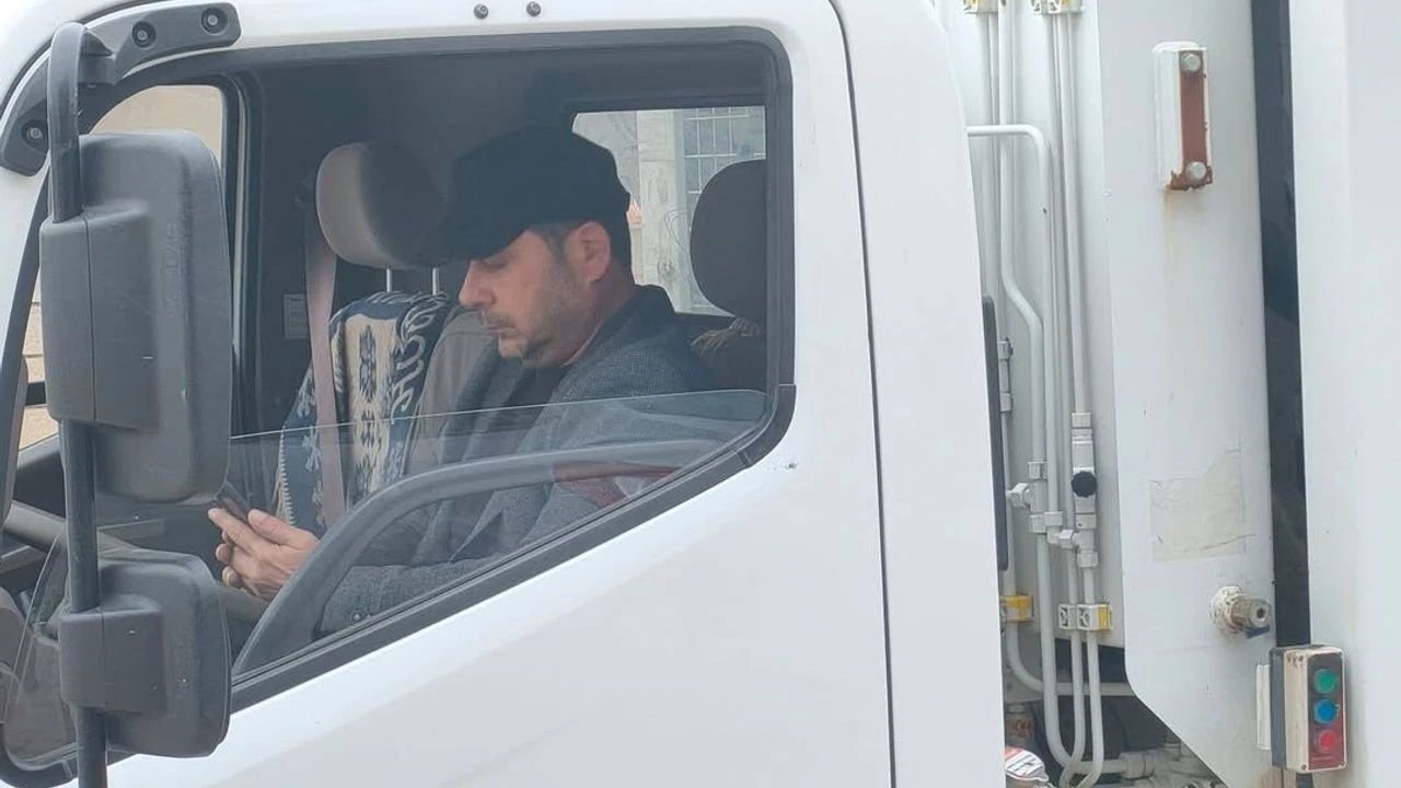 Gelendost Baskan Cop Kamyonu Direksiyon Basında (2)