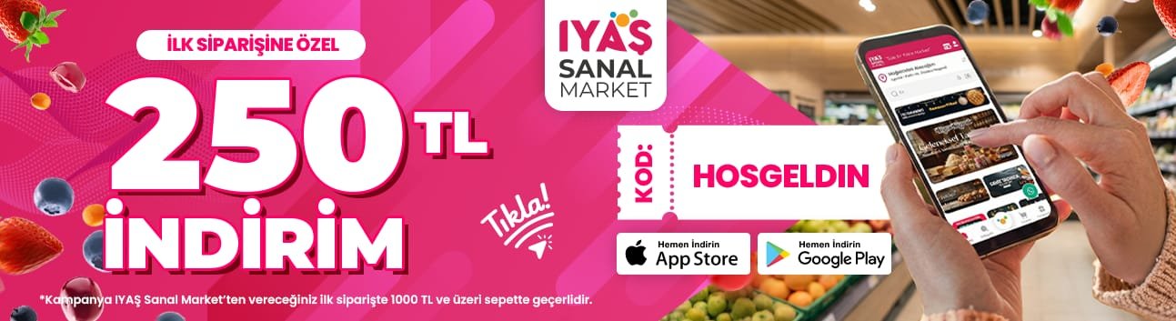 IYAŞ Sanal Market’te ilk siparişe özel fırsat! 🎉📱