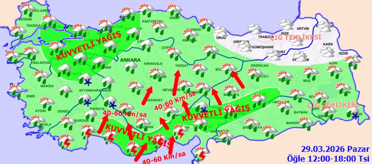 Meteoroloji Tek Tek Uyardi 10 Ilde Sari Kodlu Alarm Kar Ve Saganak Bastiracak 3291032 202603290810 6