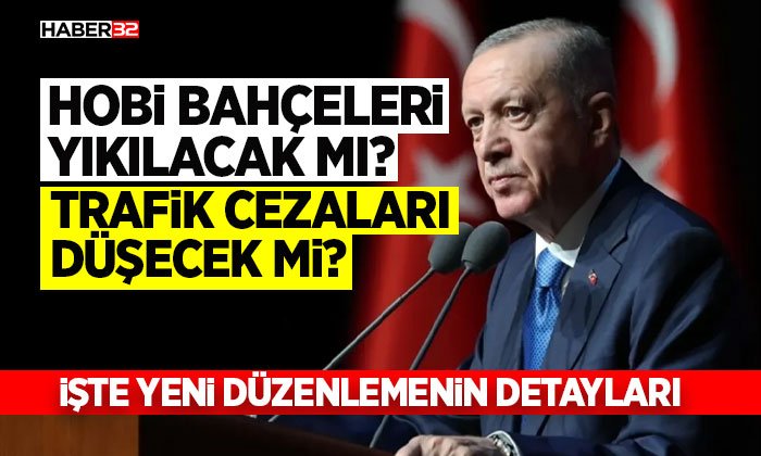 Hobi Bahçeleri Yıkılacak mı? Trafik Cezaları Düşecek mi?