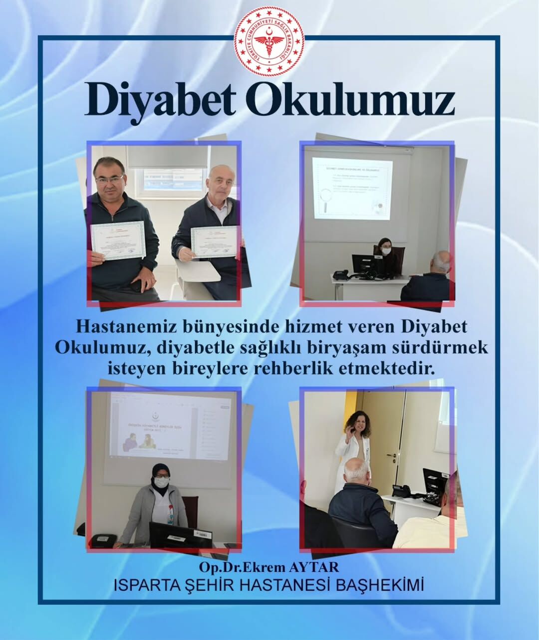 Isparta Sehir Hastanesi Diyabet Okulu Ile Hastalara Rehber Oluyor