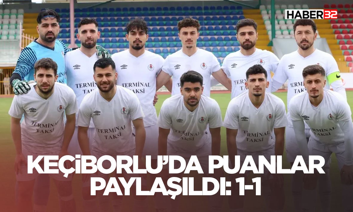Keçiborlu’da Puanlar Paylaşıldı: 1-1