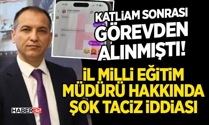 İl Milli Eğitim Müdürü Hakkında Şok T*iz İddiası