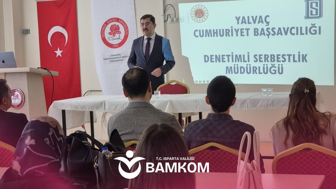 📍 Yalvaç’ta Bağımlılıkla Mücadele Paneli Düzenlendiyalvaç Cumhuriyet Başsavcılığı Ile Süleyman (2)
