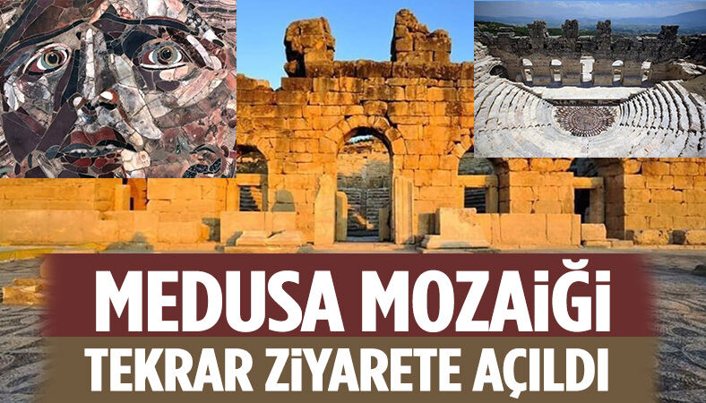 Medusa Mozaiği tekrar ziyarete açıldı