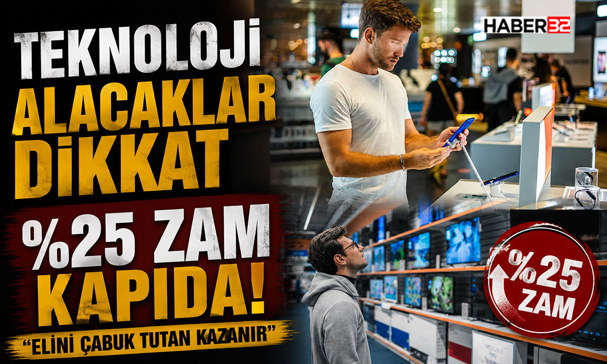 Teknoloji Alacaklar Dikkat- %25 Zam Kapıda!