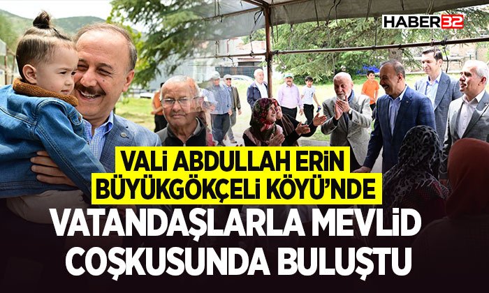 Vali Abdullah Erin Vatandaşlarla Mevlid Coşkusunda Buluştu