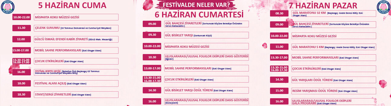 Festival Proğramı Duyurusu 1