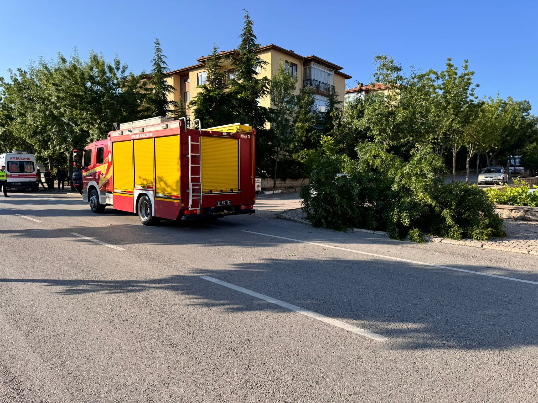 Batıkent Kaza Agac A Carpti (2)