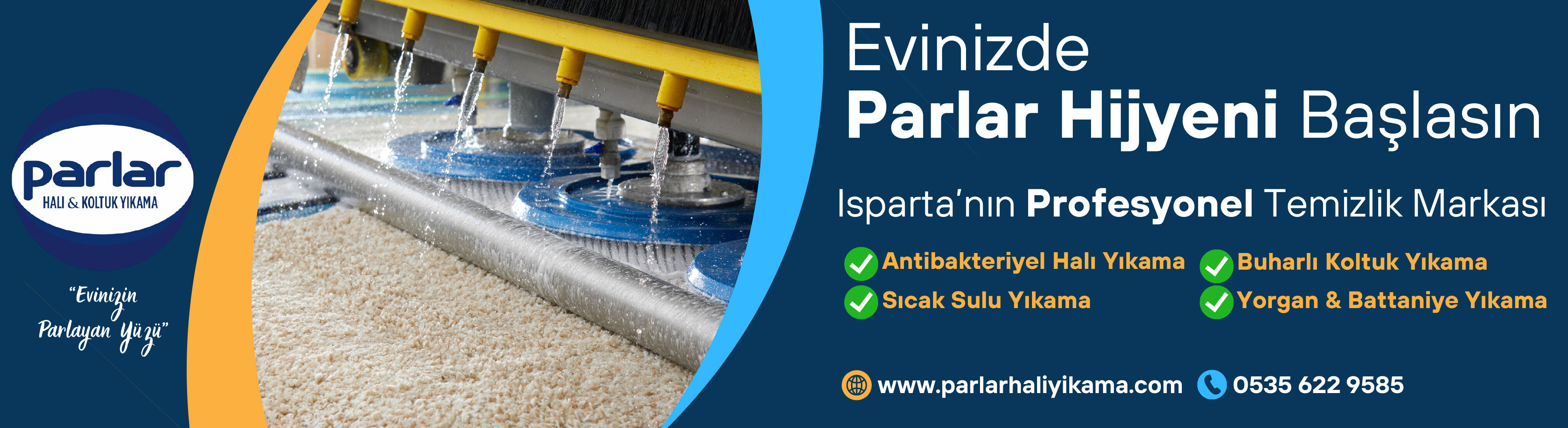Isparta Parlar Halı Yıkama
