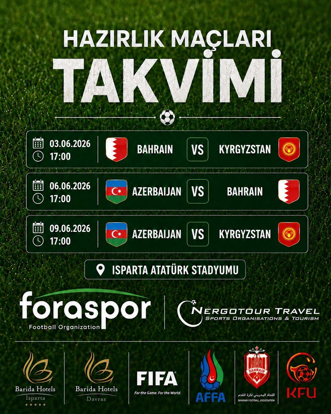 Uluslararası Futbolun Kalbi Isparta’da, Barida Hotels Güvencesiyle Atıyor!Foraspor Ve Nergotour-2