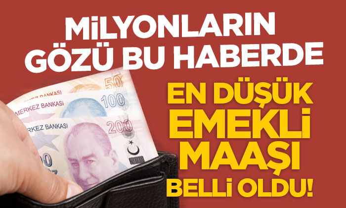 En Düşük Emekli Maaşı Belli Oldu!