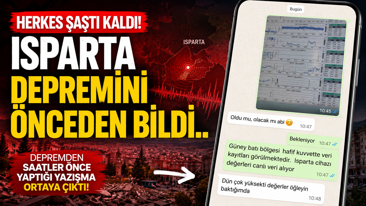Isparta’daki Deprem Öncesi Yaptığı Yazışmayı Paylaştı