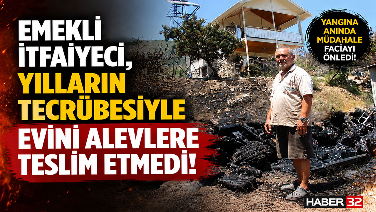Emekli Itfaiyecinin Evini 'Tecrübesi' Kurtardı!