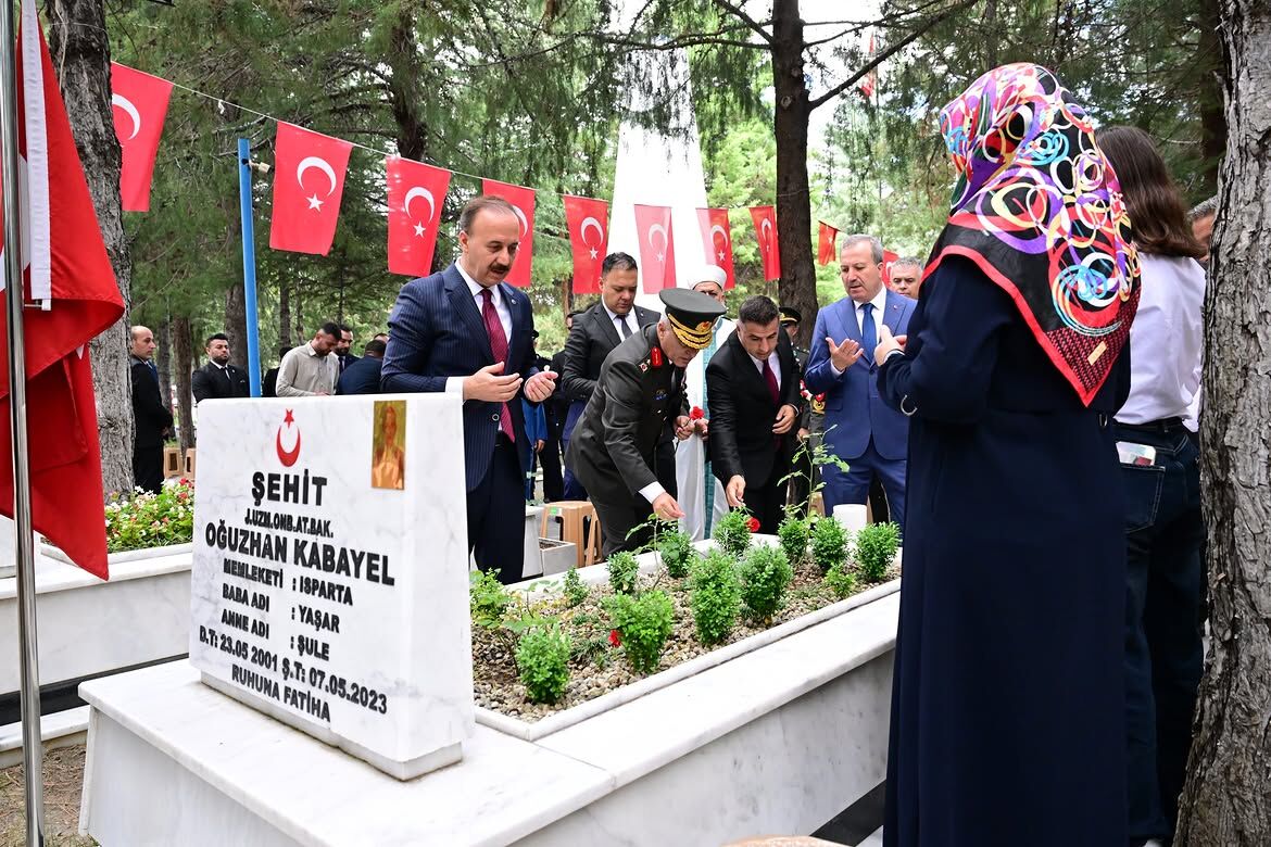 30 Ağustos Zaferi’nin 104. Yıl Dönümü Vesilesiyle Isparta Şehitliği’nde Ebediyete Irtihal Etmiş (1)