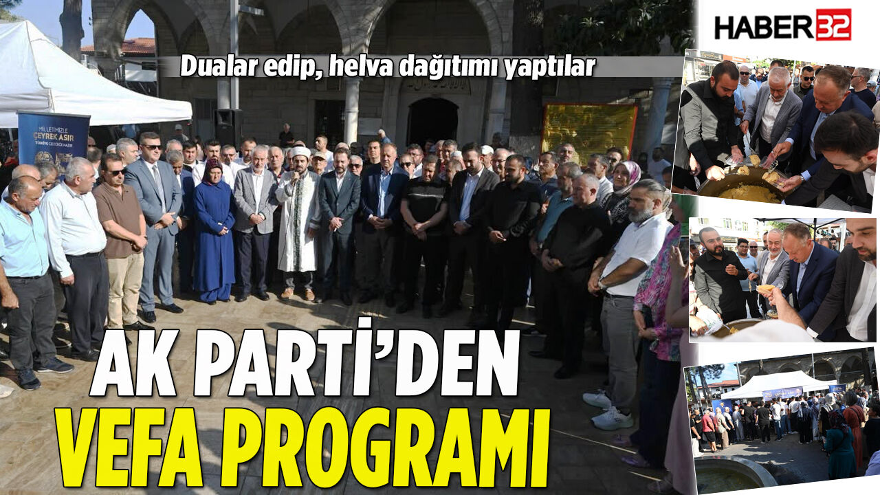 AK Parti'den Vefa Programı