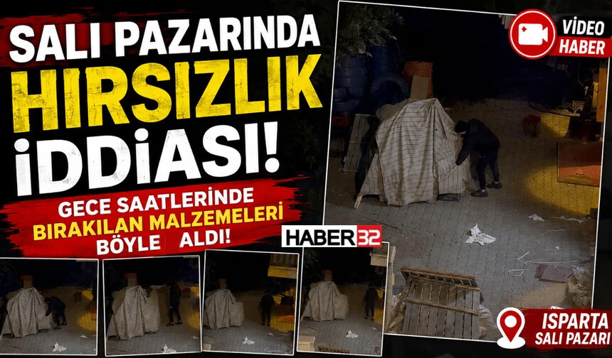 Isparta Salı Pazarında Hırsızlık İddiası!
