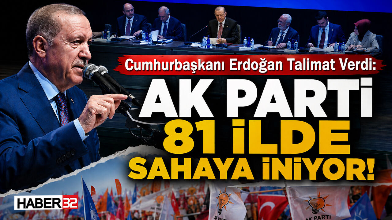 Cumhurbaşkanı Erdoğan'dan AK Parti'ye: '81 İlde Sahaya İnilecek' Talimatı!