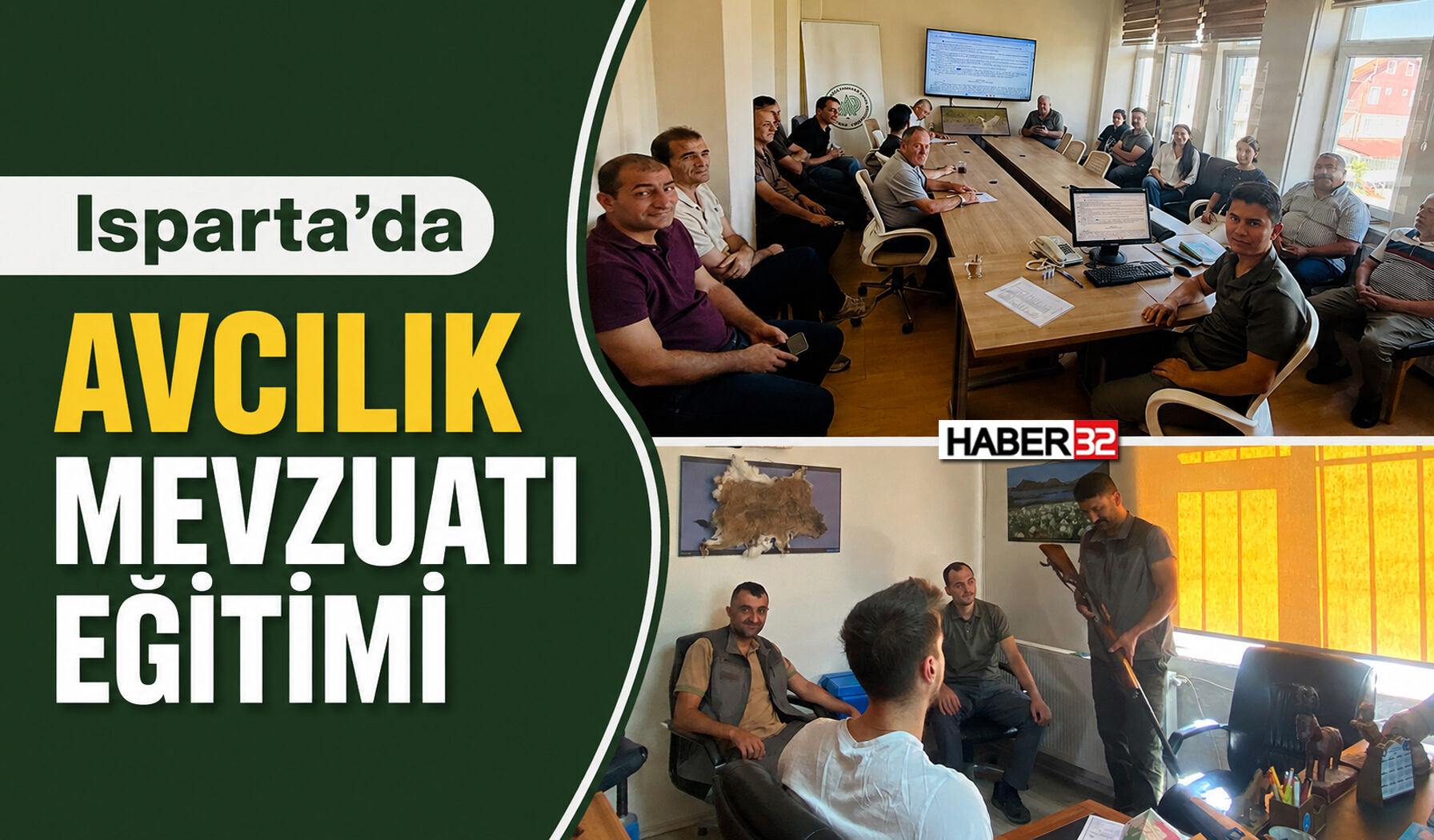 Isparta DKMP'de Avcılık Mevzuatı Eğitimi