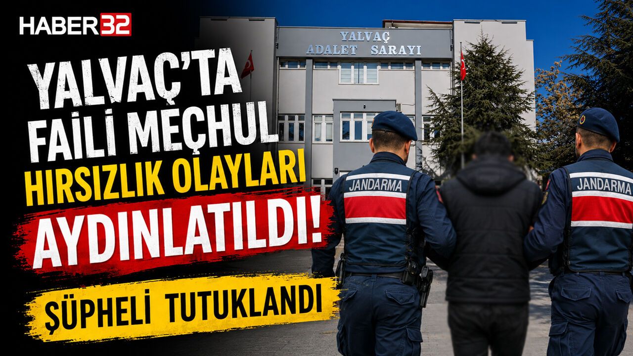Yalvaç'ta 3 Olayın Faili Tespit Edilerek, Tutuklandı!