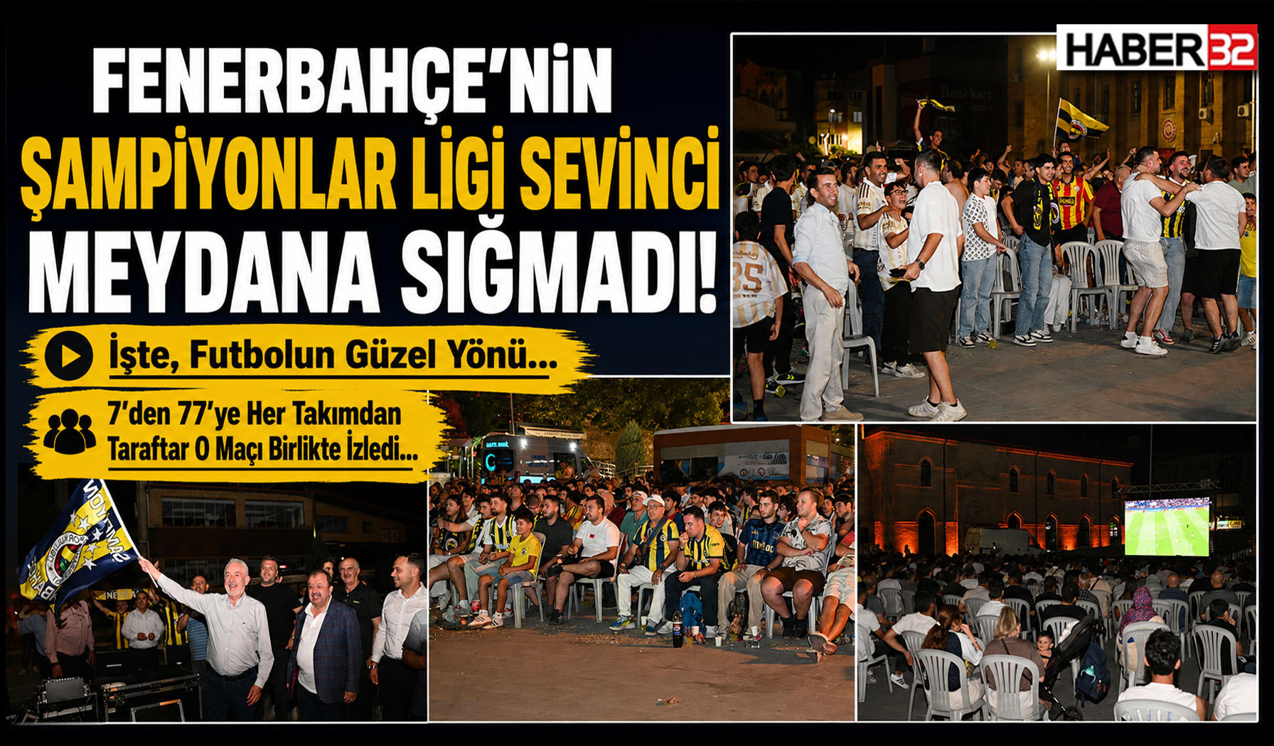 Şampiyonlar Ligi Heyecanı Isparta'da Meydana Sığmadı!
