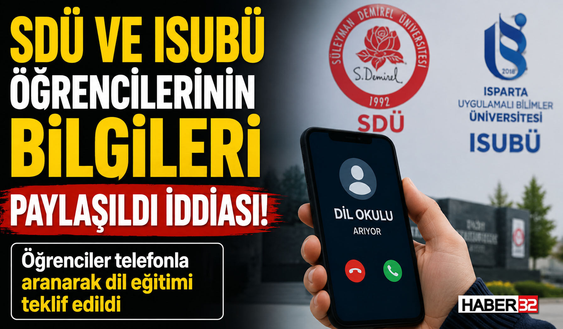 SDÜ ve ISUBÜ Öğrencilerinin Bilgileri Paylaşıldı İddiası!