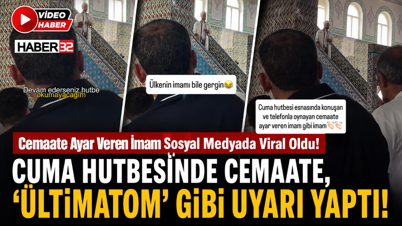 İmamdan Cemaate ‘Cuma Hutbesi’nde Ültimatom!