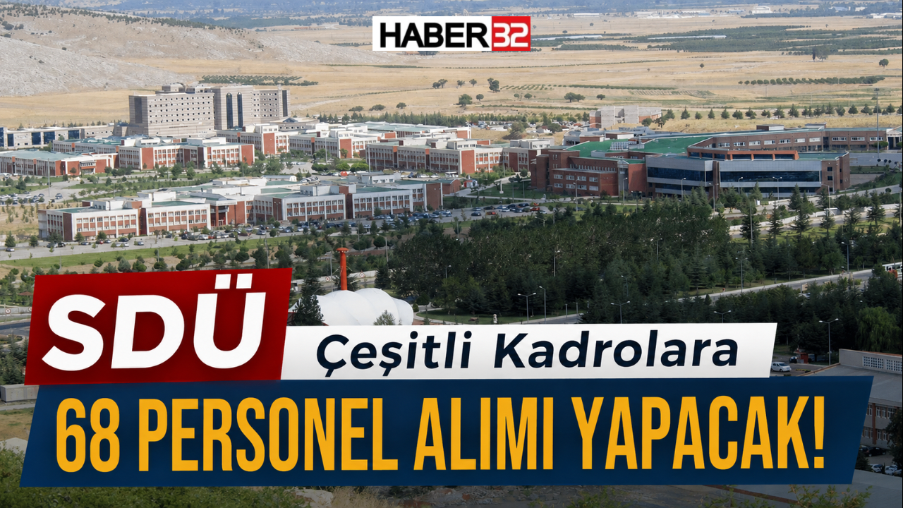 SDÜ, Çeşitli Kadrolara 68 Personel Alımı Yapacak!