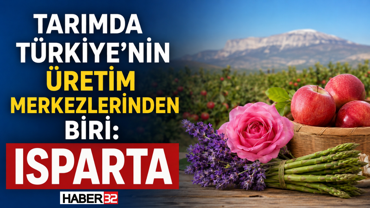 ISPARTA, Tarımda Türkiye’nin Üretim Merkezlerinden Biri
