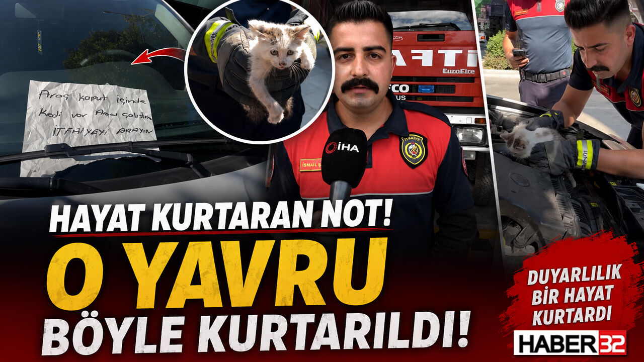 Hayat Kurtaran Not: "Aracı çalıştırma, itfaiyeyi ara"