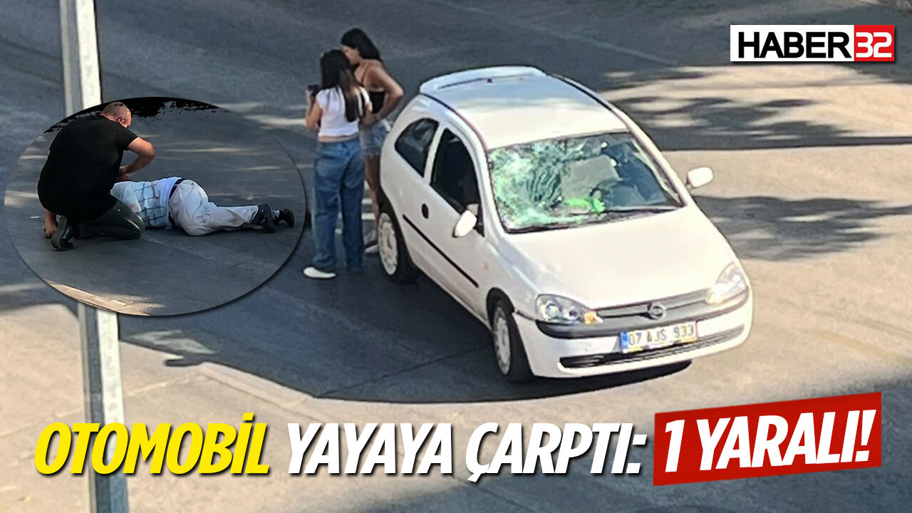 Isparta'da Otomobil, Yayaya Çarptı: 1 Yaralı!